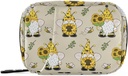 Gnome Bees Pille Boks 7 dagers pille saken Reise Pille Organizer Veske med glidelås Bærbar ukentlig vitamin medisin Supplement Holder Pouch Bag