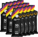 Precision Drivstoff 30 Energy Gels - Milde, nøytrale Flavour Running Gels for Endurance Atletes, 30g karbohydrat, lett å digest, perfekt for løping og lang-Duration Sports (pakke på 15)