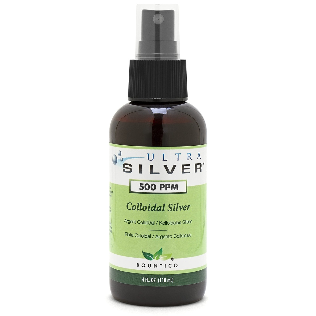 Ultra sølv colloidal sølv | 500 | 4 Ounce | Fine Mist Spray