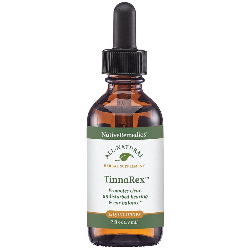 Native Remedies TinnaRex - Alt Naturlig Herbal Supplement fremmer klar og uforstyrret hørsel - støtter ørestruktur, lydforgiftning og konveyance - 59 ml