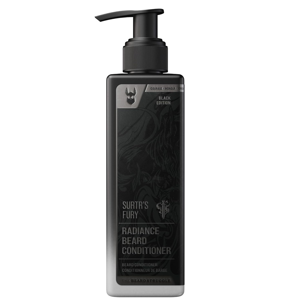 Beard kamp - Marksman's Beard Conditioner - Surtr's Fury, Platinum Collection - Nourish, Softens, & Styrker Beard - Radiance Beard Conditioner for menn (8 fl oz)