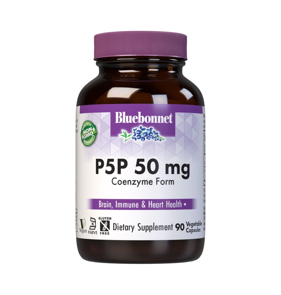 Bluebonnet ernæring - CellularActive P-5-P 50 mg - 90 vegetariske kapsler