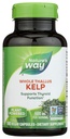 Naturens måte Kelp, støtter Thyroid funksjon*, 600 mg per servering, ikke-GMO prosjekt verifisert, 180 kapsler (Packing May Vary)