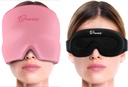 TheraICE Migraine Hodepine Relief Cap, Hot & Cold Therapy Hat, Migraine Relief Cap, Kjøl Gel Head Wrap, Hodepine Cap Ice Pack Mask + TheraICE Kjøle Gel Relief søvnmaske