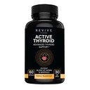 Thyroid støtte: Kraftig blanding av Ashwagandha, jodin, selen, magnesium, sink, vitamin B12 og mer for optimal helse - 60 kapsler
