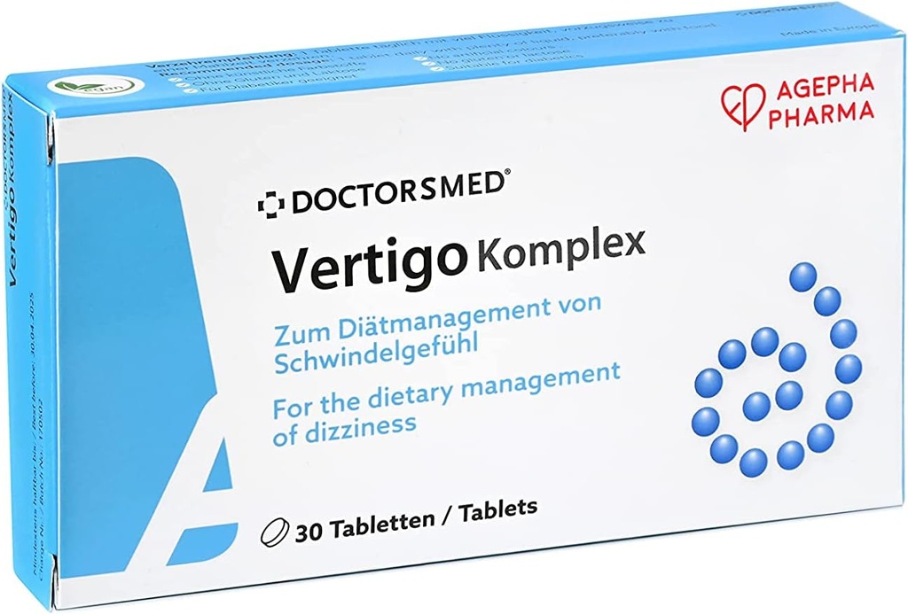 Vertigo Komplex | Vertigo og antistiv tablets med Ginkgo Biloba |Naturlig medisinering for Vertigo Sea sykhet bevegelse og bil sykhet morgen sykelighet |Nausea Relief tabletter for voksne og barn