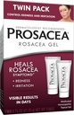 Prosacea - Medisinert Rosacea behandling for ansikt - Heals Rosacea symptomer på rødhet, Pimples og irritasjon - Fragrance Free - Twin Pack - to 0.75oz rør (1.5oz totalt)