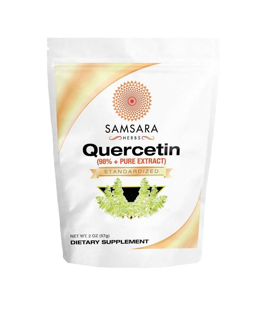 Samsara urter Quercetin 98%+ Pure Extract pulver (2oz/57g) - lik 114 x 500 mg kapsler