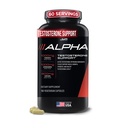 Alpha JYM Testosteron støtte | Male Vitality, Hormon Optimization, Ashwagandha, Fenugreek, Eurycoma, Damiana, Quercetin, DIM | JYM Supplerende vitenskap | 180 vegetariske kapsler