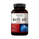 NatureBell Antarctic Krill Oil 1000mg - 240 Softgels - Omega-3 Heart, Joint & Immune Health Support* - høy EPA DHA med Astaxanthin - Ikke-GMO & Glutenfri