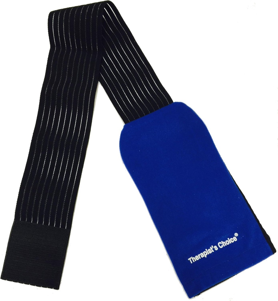 Therapist's Choice® Ice Wrap/Cold Wrap kan holde enhver is og Gel Pack opp til 5 x 10 tommer - Ispakke ikke inkludert