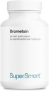 Supersmart - Bromelain 1500 mg 3000 GDU per dag - Enzymer ekstrahert fra Pineapple Roots - Digestive System Booster | Ikke-GMO & Glutenfri - 90 DR Kapsler