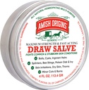 Amish Origins Tegning Salve Ointment, 4 oz Maksimal styrke raskt fungerende tegne salve for splinters, Boil, Bee Stings, Cyst, Anti-Itch krem, laget i USA