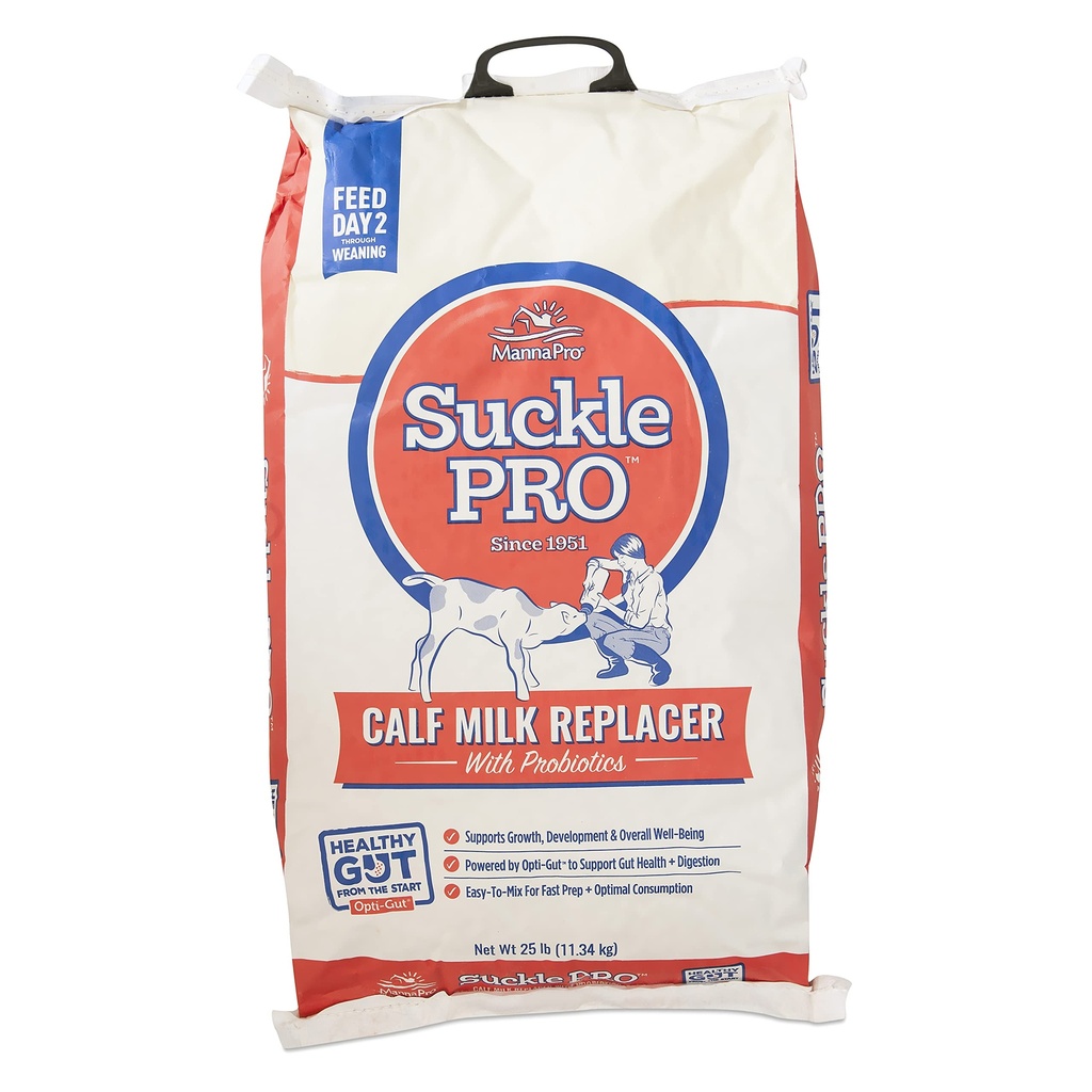 Manna Pro Sugle Pro Calf Melkeutskifter - 22% Protein med probiotika - 25 lb