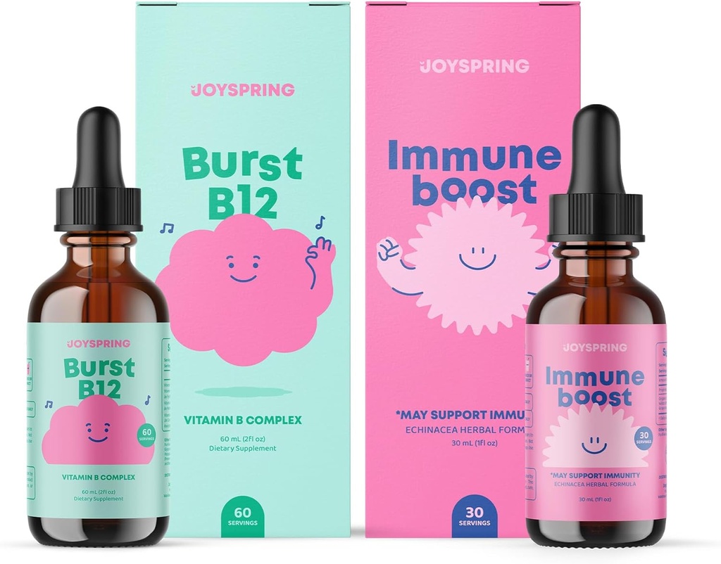 JoySpring flytende B komplekse og immune dråper for barn
