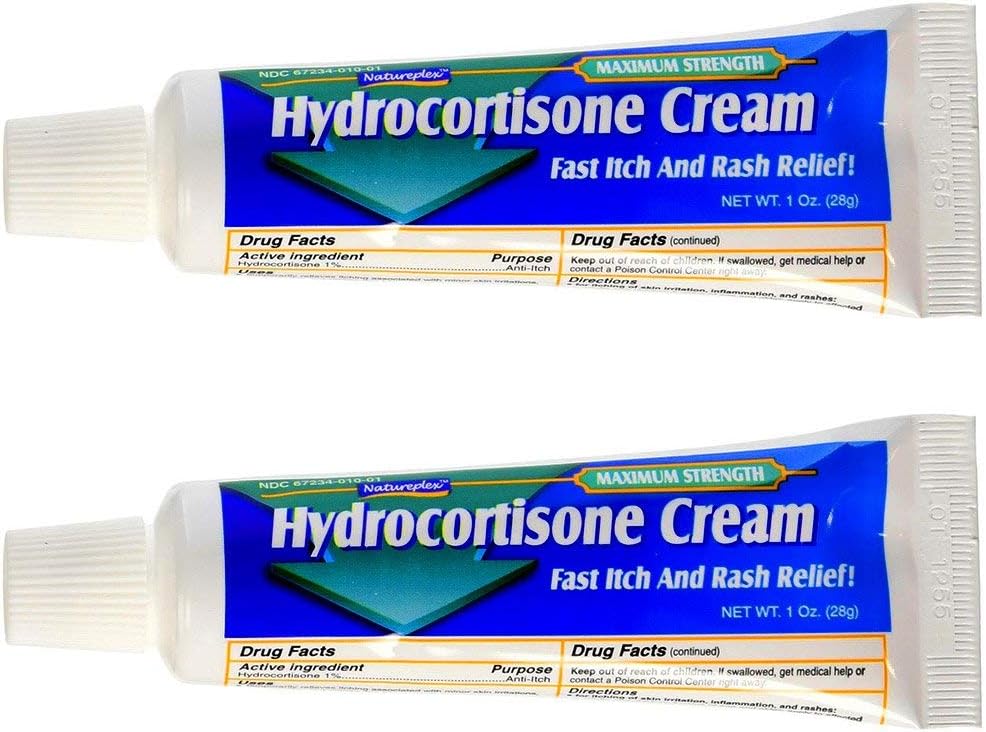 Natureplex Hydrokortison 1% Krem, 1 Oz (pakke med 2)