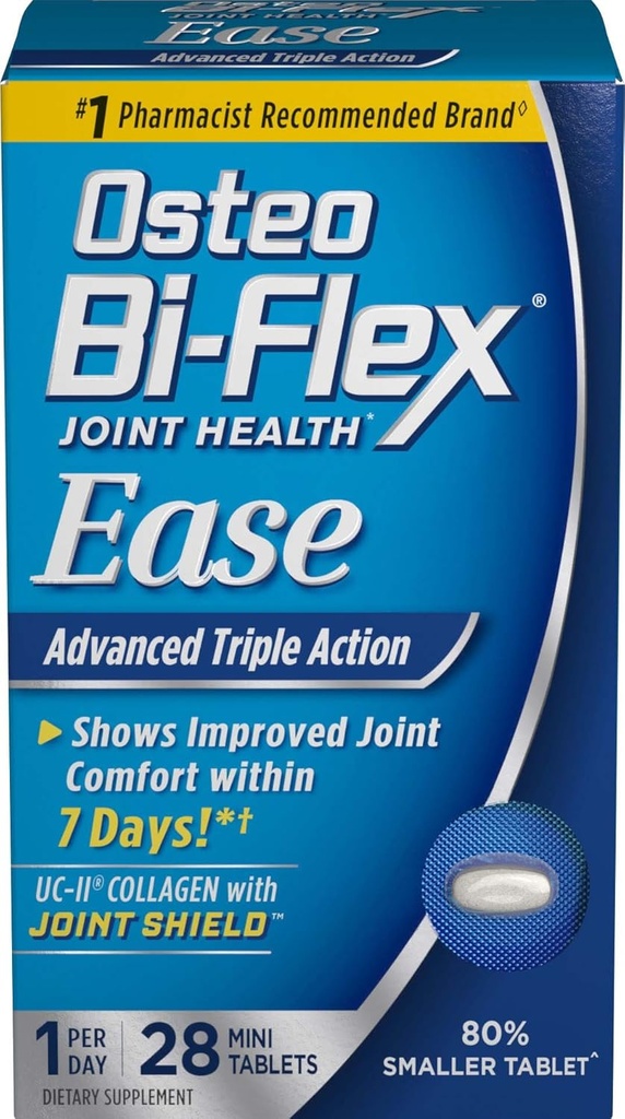 Osteo BiFlex En per dag, Felles helse Ease, avansert trippel handling, 28 Mini tabletter