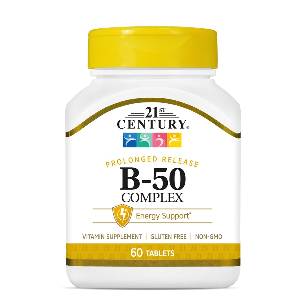 21st Century B 50 Complex Forlenget release tabletter, 60 greve (pakke med 1)