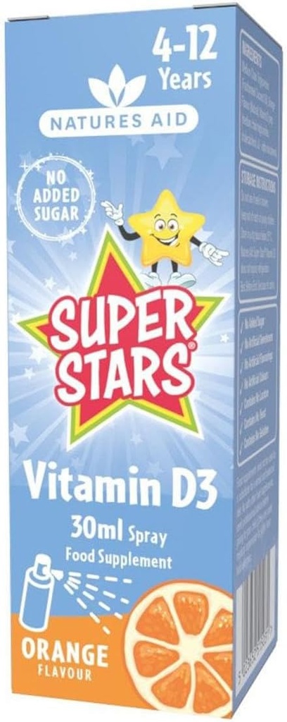 Natures Aid Super stjerner vitamin D Spray 1.01 fl oz