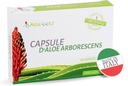 ALOEBETA Aloe Arborescens Natural Power Capsules - 100% organisk aloe Supplement, stimulerer immunforsvar, antioksidant, avgiftsgivende - Vegan, ingen GMO, Glutenfri, ingen sukker