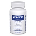 Ren innkapslinger P5P 50 - Aktiv Vitamin B6 - støtter energimetabolisme og hjerne helse* - Glutenfri og ikke-GMO - 180 kapsler