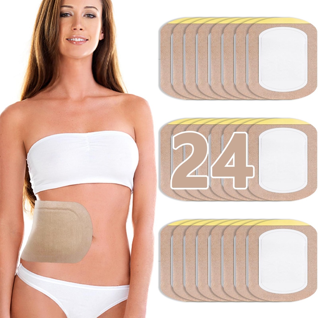 Castor Olje Pack Wrap, Castor Olje Patches Eksponerbare, Organisk bomull Selvklebende Pader, Bærbar Anti Leakage Ingen Vaske