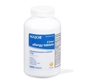 Major 4 timers Allergitabletter - Klorfeniramin Maleate - 4 mg - Antihistamin - 1000 tabletter (1 pakke)