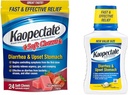 Kaopektat Anti-Diarreal Myke Chews 24 greve og oppsett mage relief flytende 11 fl Oz