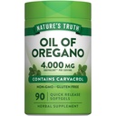 Naturens sannhet Oregano olje Softgels | 90 piller | Inneholder Carvatrol | Ikke-GMO & Glutenfri Supplement