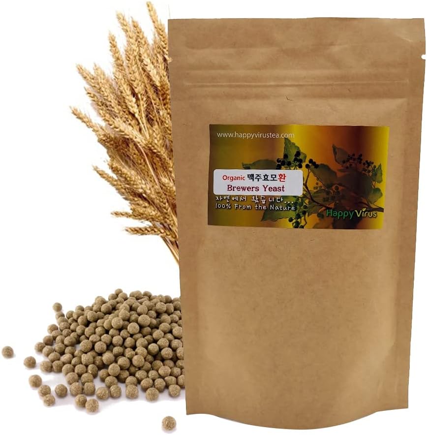 Naturlig organisk Brewers Yeast Pill 환 환 환 3.52(100g) / Kosttilskudd for immunstøtte og nervesystem for kvinne og mann