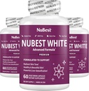 NuBest White - støtter vakker og strålende hud med glutathion, melk Thistle ekstrakt, L-cysteine, dyrebare urter og vitaminer (3 pakke)