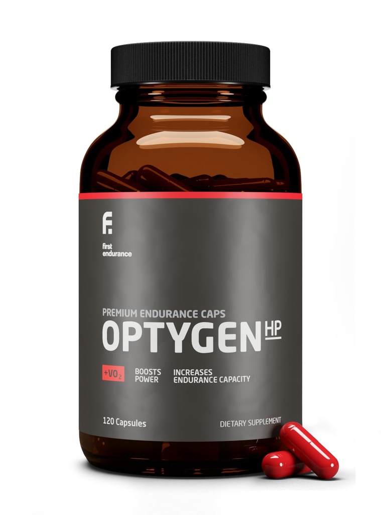 Første ENDURANCE OptygenHP - Premium utholdenhet Supplement | Boost Power | Øk ytelse og utholdenhet | Forbedrer oksygenutnytting | 120 Kapsler