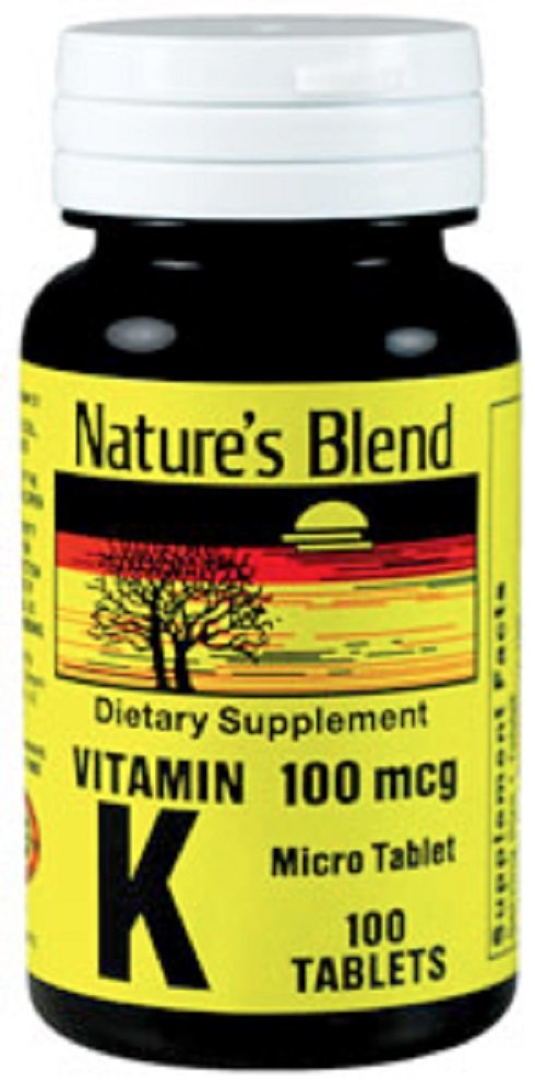 Naturens blanding vitamin K 100Mcg tabletter 100 Ct