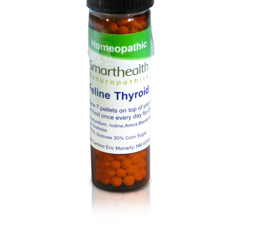 Feline Thyroid. Alle Thyroid problemer. Homeopatisk naturlig formel.