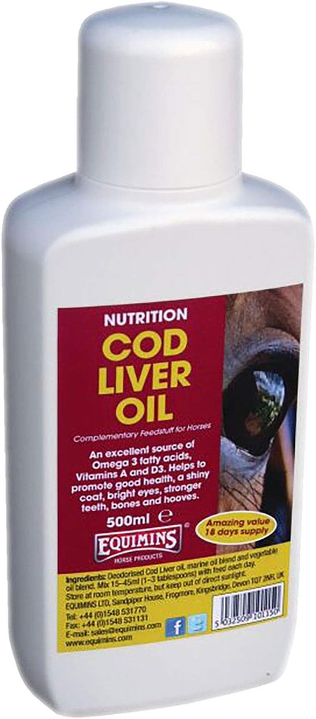 Hest Supplement Cod Liver Oil 500ml