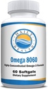 Omega 8060 2400mg Omega 3 Fish Oil Joint Helse Supplement 60 mykgel - 1 måneds forsyning