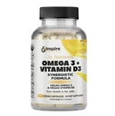 Bort ernæring Vegan Omega 3 og vitamin D3 Supplement 90Ct