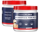 ActivHealth Digestive Enzymer og Probiotic for Kjæledyr (Dogs, katter, kaniner og mer, 125 mg, 120 porsjoner) av Geneflora til Kjæledyr Pack 2