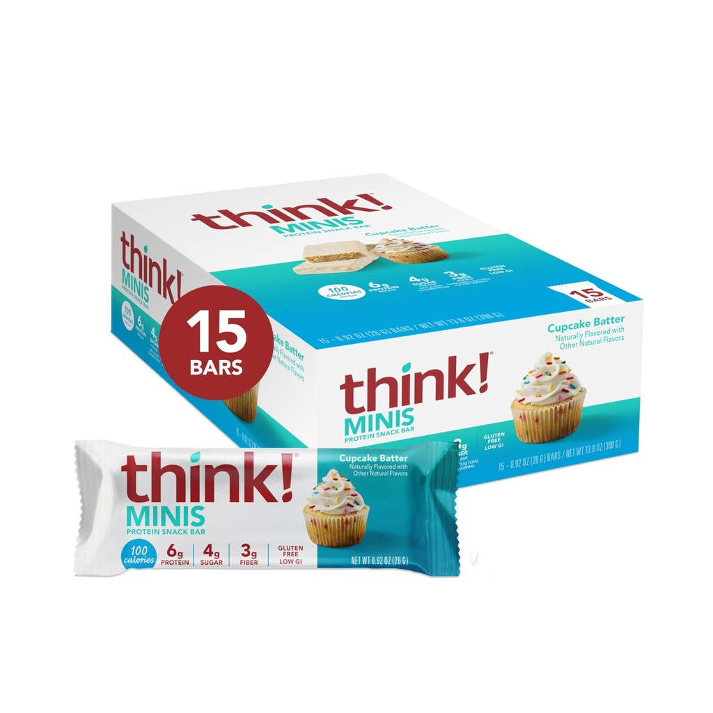 Tenk! Minis, Cupcake Batter, 15 greve
