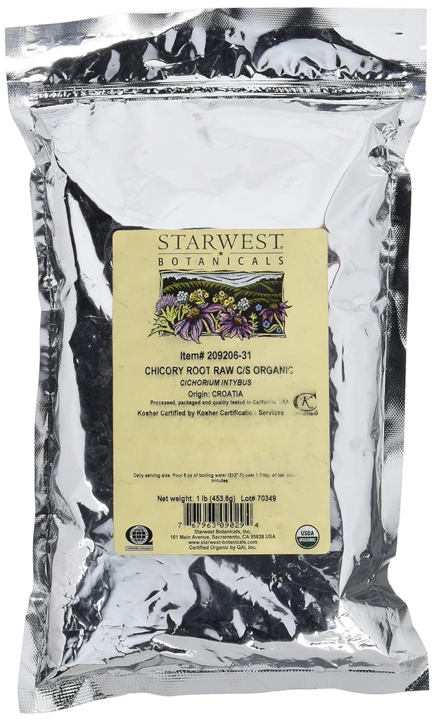 Organisk Chicory Root Raw C/S