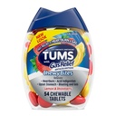 TUMS Chewy Bites Chewable Antacid tabletter med gass relief, sitron & jordbær - 54 greve