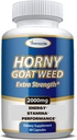 Ekstra Styrke Horny Goat Weed Extract - Energi, ytelse, & Stamina Booster- med Maca, L-Arginine, Tongkat Ali for menn og kvinner - 60 Kapsler