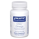 Ren innkapslinger O.N.E. Omega - Fiskeolje Supplement for hjertehelse, ledd, hud, øyne og kognisjon* - Fiskeoljekonsentrat med EPA og DHA - 30 Softgel Kapsler