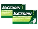 Excedrin ekstra styrke - 24 kapler, pakke med 2
