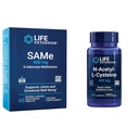 Livsforlengelse Same 400mg & N-Acetyl-L-Cysteine 600mg - 60 greve lever, felles & immunstøtte