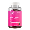 Fjell Meadow urter hennes rolige gummier – naturlig Mood støtte med Saffron, lidenskap Blomster, St. John's Wort, GABA – Stress Relief Supplement for kvinner – 60 ct