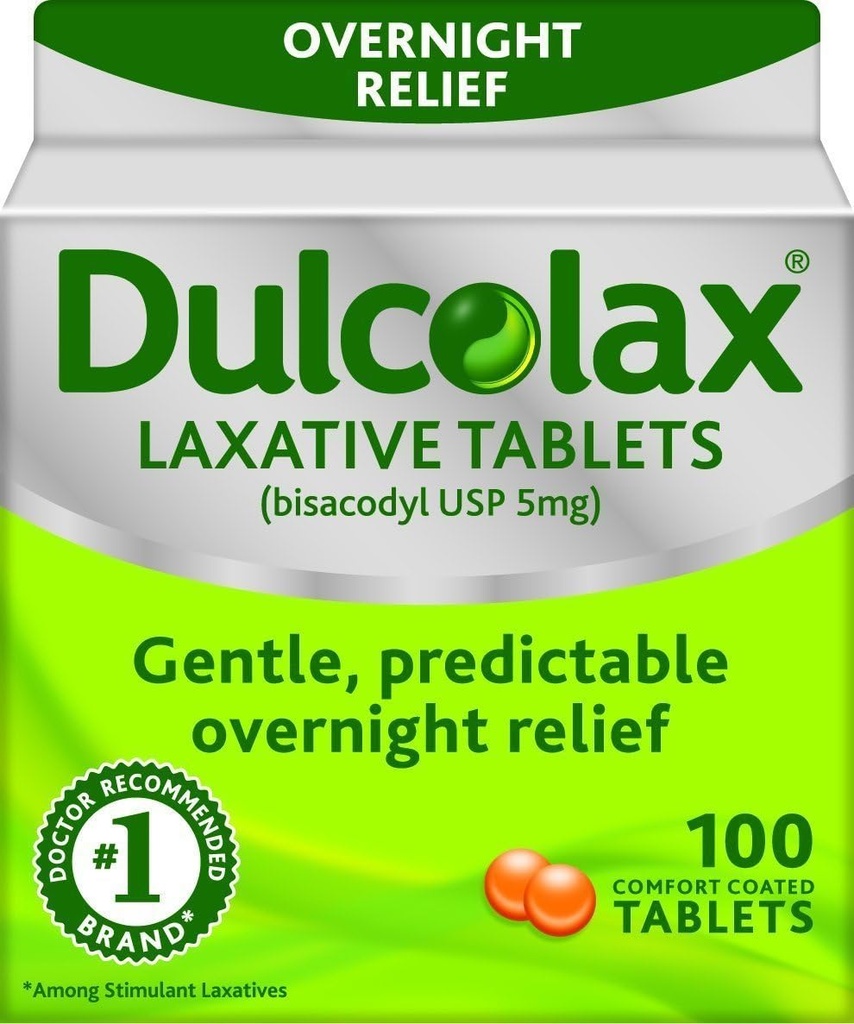 Dulcolax 5 mg Laxative tabletter for galaktose - 100 ea