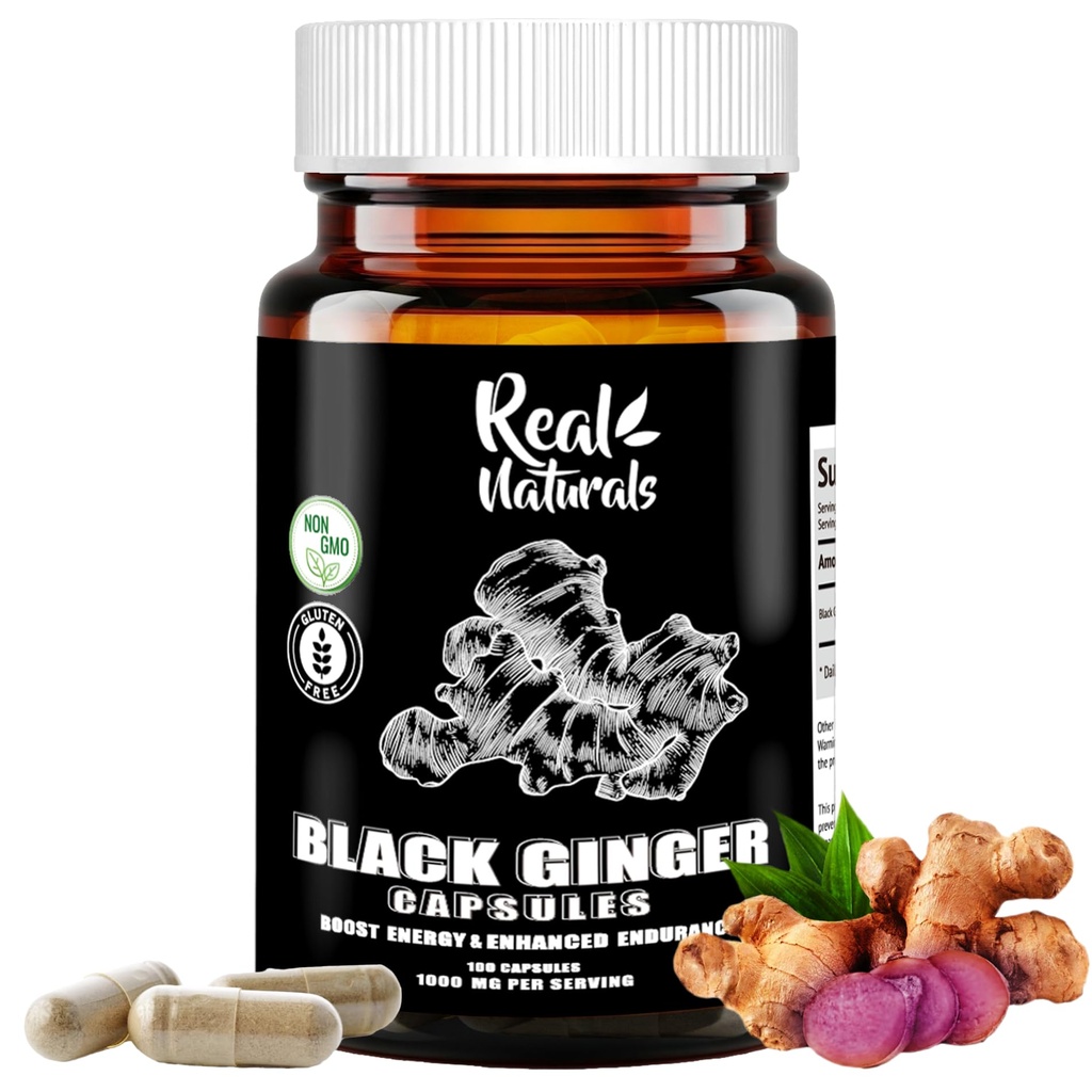Svart Ginger for menn Capsule 500 mg (100 kapsler) Vegan caempferia parviflora svart Ginger ekstrahere kapsler for total utholdenhet og ytelse