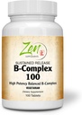 Komplett B-Complex Vitamin Supplement - B-vitamin Supplement Kompleks med Folic Acid, Biotin, Inositol - For Immun & Cardio Helse, Energimetabolisme - 100 profylaktiske tabletter