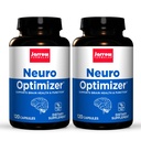 Jarrow Formler Neuro Optimizer - 120 Kapsler, Pakke med 2 - Brain Helse & Antioksidant Støtte - Inkluderer 7 Neuro Nutrienter - Glutenfri - 60 Total Tjenester